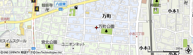 愛知県名古屋市中川区万町1915周辺の地図