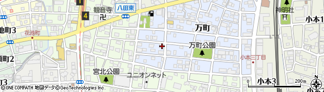 愛知県名古屋市中川区万町2601周辺の地図