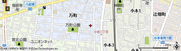 愛知県名古屋市中川区万町702周辺の地図