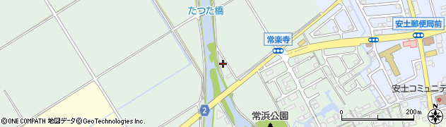 滋賀県近江八幡市安土町常楽寺2463周辺の地図