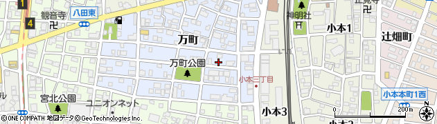 愛知県名古屋市中川区万町705周辺の地図