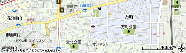 愛知県名古屋市中川区万町2608周辺の地図