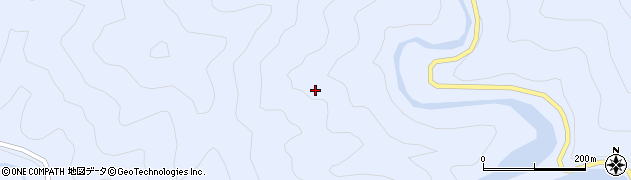 愛知県豊根村（北設楽郡）古真立（僧光寺）周辺の地図