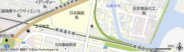 静岡県富士市中河原新田周辺の地図