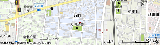 愛知県名古屋市中川区万町1503周辺の地図