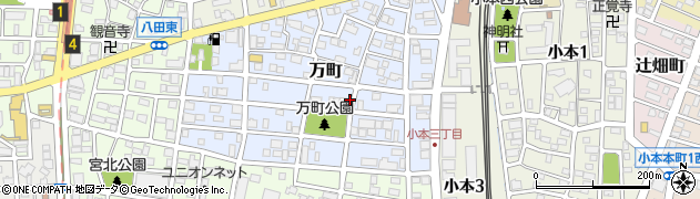 愛知県名古屋市中川区万町1502周辺の地図