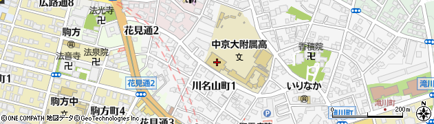 愛知県名古屋市昭和区川名山町99周辺の地図