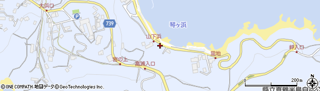 琴ヶ浜ダイビングセンター周辺の地図