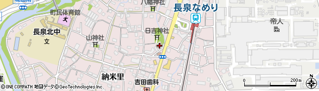 納米里公会堂周辺の地図