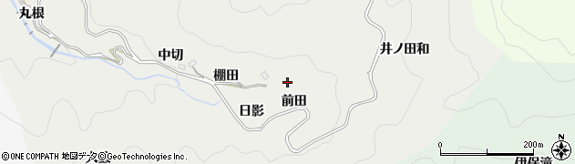 愛知県豊田市竜岡町森前周辺の地図