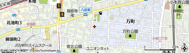 愛知県名古屋市中川区万町2508周辺の地図