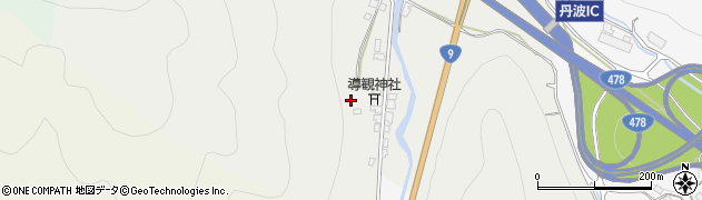 京都府船井郡京丹波町須知岩清水周辺の地図
