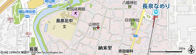 静岡県長泉町（駿東郡）納米里周辺の地図