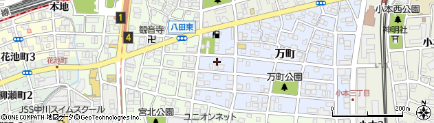 愛知県名古屋市中川区万町2513周辺の地図