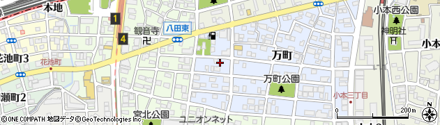 愛知県名古屋市中川区万町2515周辺の地図