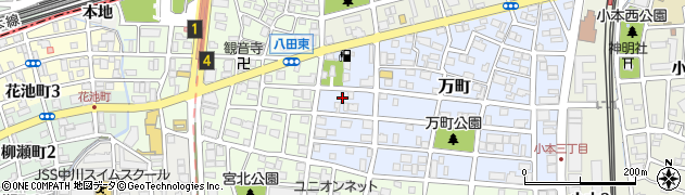 愛知県名古屋市中川区万町2512周辺の地図