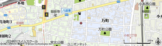 愛知県名古屋市中川区万町2514周辺の地図