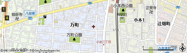 愛知県名古屋市中川区万町803周辺の地図