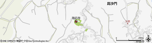 海応寺周辺の地図