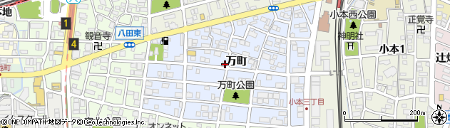 愛知県名古屋市中川区万町2102周辺の地図