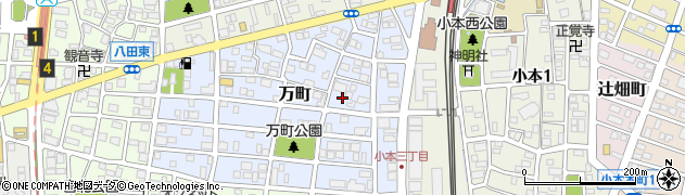愛知県名古屋市中川区万町806周辺の地図