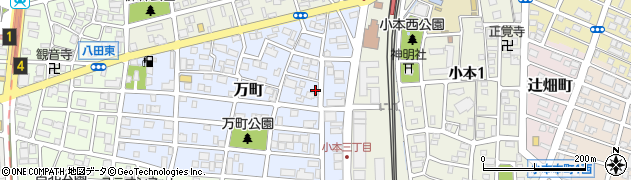 愛知県名古屋市中川区万町802周辺の地図