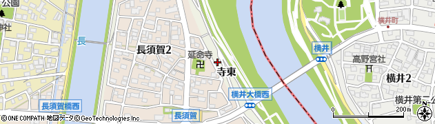 愛知県名古屋市中川区富田町大字長須賀寺東周辺の地図