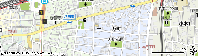 愛知県名古屋市中川区万町2106周辺の地図