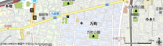 愛知県名古屋市中川区万町2105周辺の地図