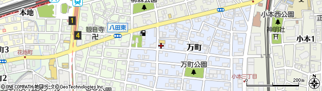 愛知県名古屋市中川区万町2107周辺の地図