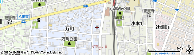 愛知県名古屋市中川区万町305周辺の地図