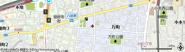 愛知県名古屋市中川区万町2404周辺の地図
