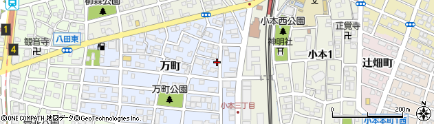 愛知県名古屋市中川区万町801周辺の地図