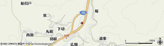 愛知県豊田市富岡町（堀）周辺の地図