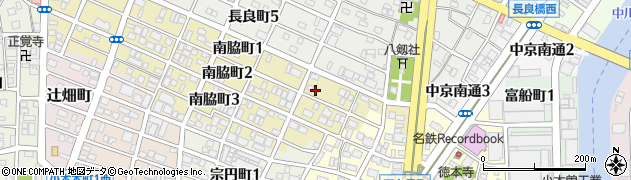 愛知県名古屋市中川区南脇町1丁目56周辺の地図