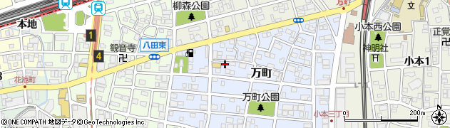 愛知県名古屋市中川区万町2110周辺の地図