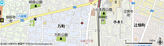 愛知県名古屋市中川区万町313周辺の地図
