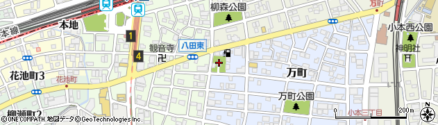 愛知県名古屋市中川区万町2408周辺の地図