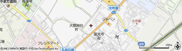 滋賀県東近江市五個荘北町屋町273周辺の地図