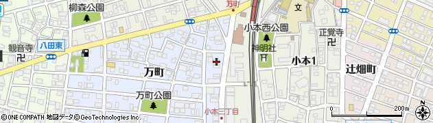愛知県名古屋市中川区万町302周辺の地図