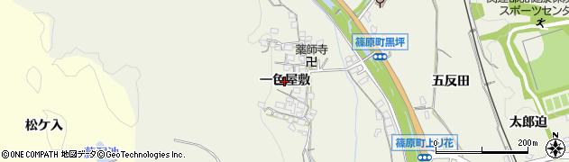 愛知県豊田市篠原町（一色屋敷）周辺の地図