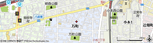 愛知県名古屋市中川区万町1306周辺の地図