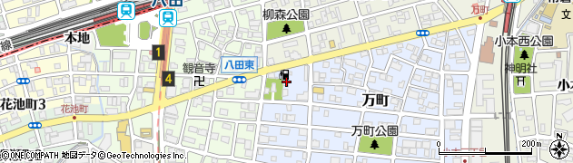 愛知県名古屋市中川区万町2412周辺の地図