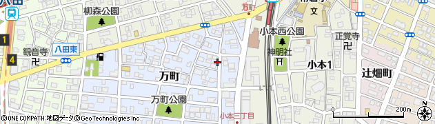 愛知県名古屋市中川区万町901周辺の地図