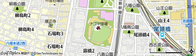 ナゴヤ球場周辺の地図