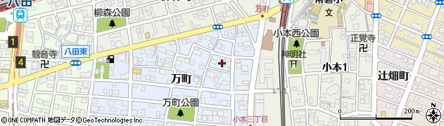 愛知県名古屋市中川区万町902周辺の地図