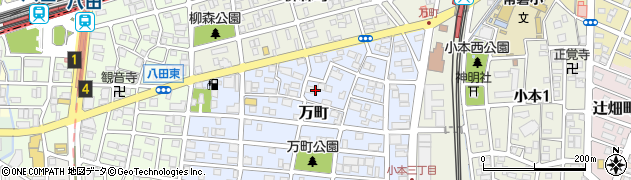 愛知県名古屋市中川区万町1307周辺の地図