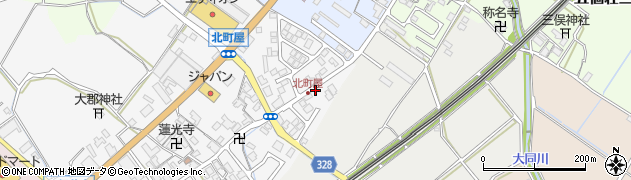 滋賀県東近江市五個荘北町屋町113周辺の地図