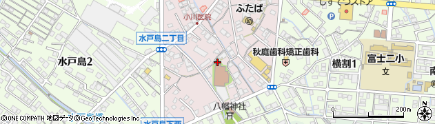 静岡県富士市水戸島本町周辺の地図