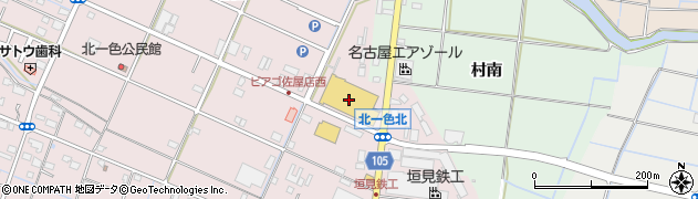 １００円ショップセリアピアゴ佐屋店周辺の地図